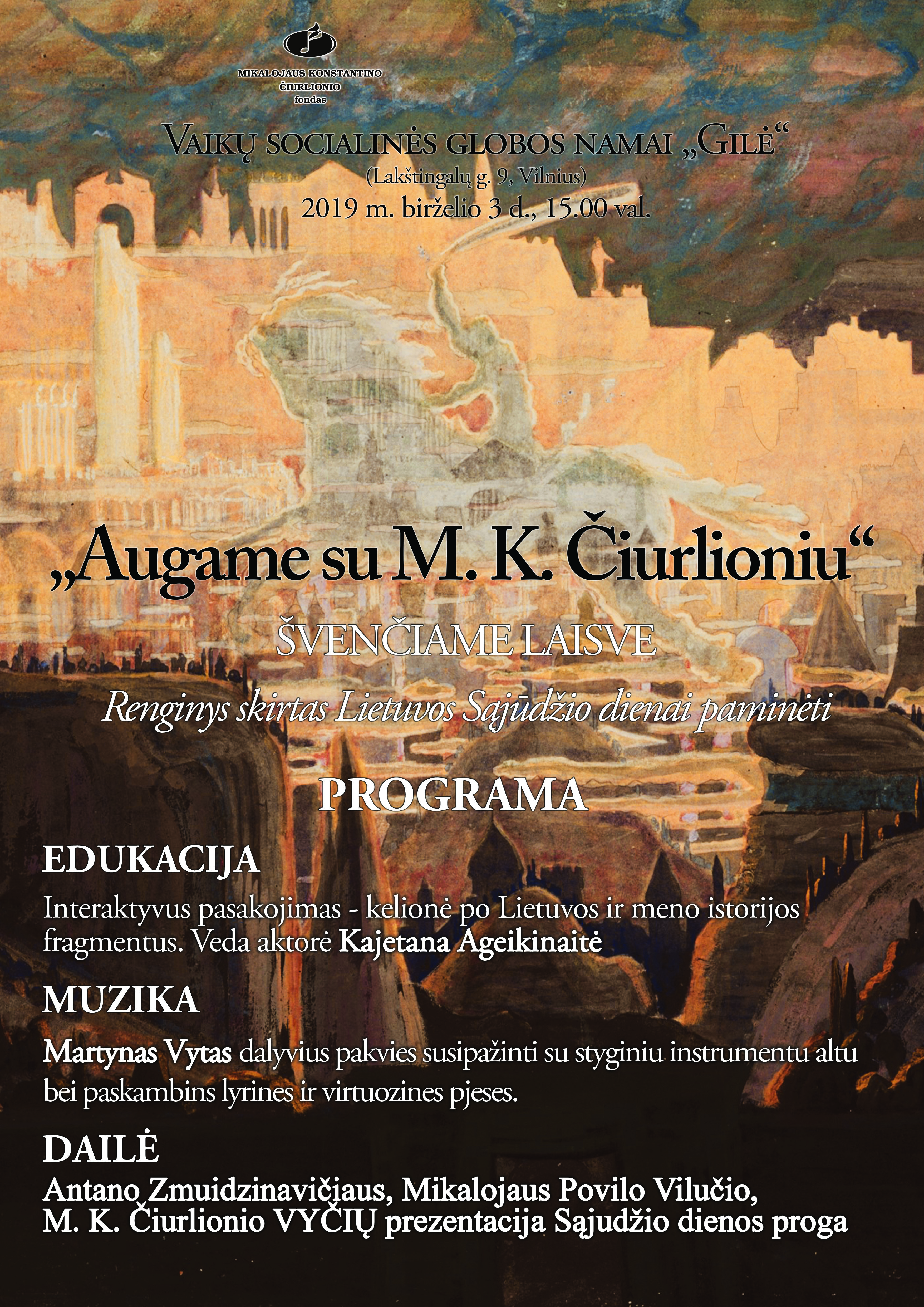 Augame Su M K Ciurlioniu